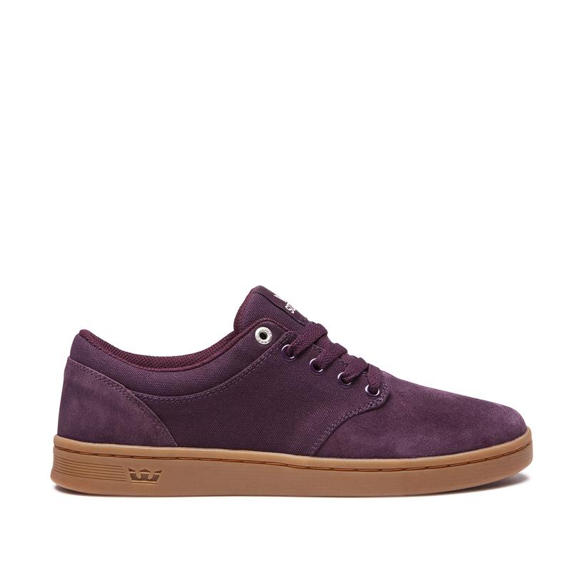 Zapatillas Bajas Supra Argentina Mujer - CHINO COURT Moradas (JHAET-9781)
